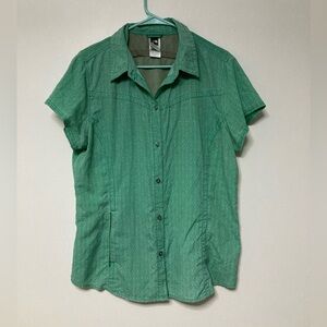 The North Face Green Patterned Women's Shirt